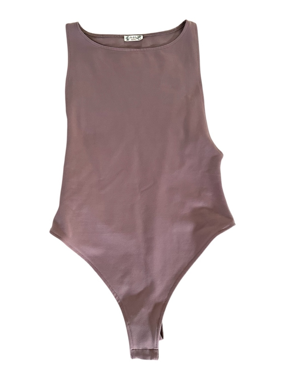 Free People Mauve Sleeveless Bodysuit NWOT